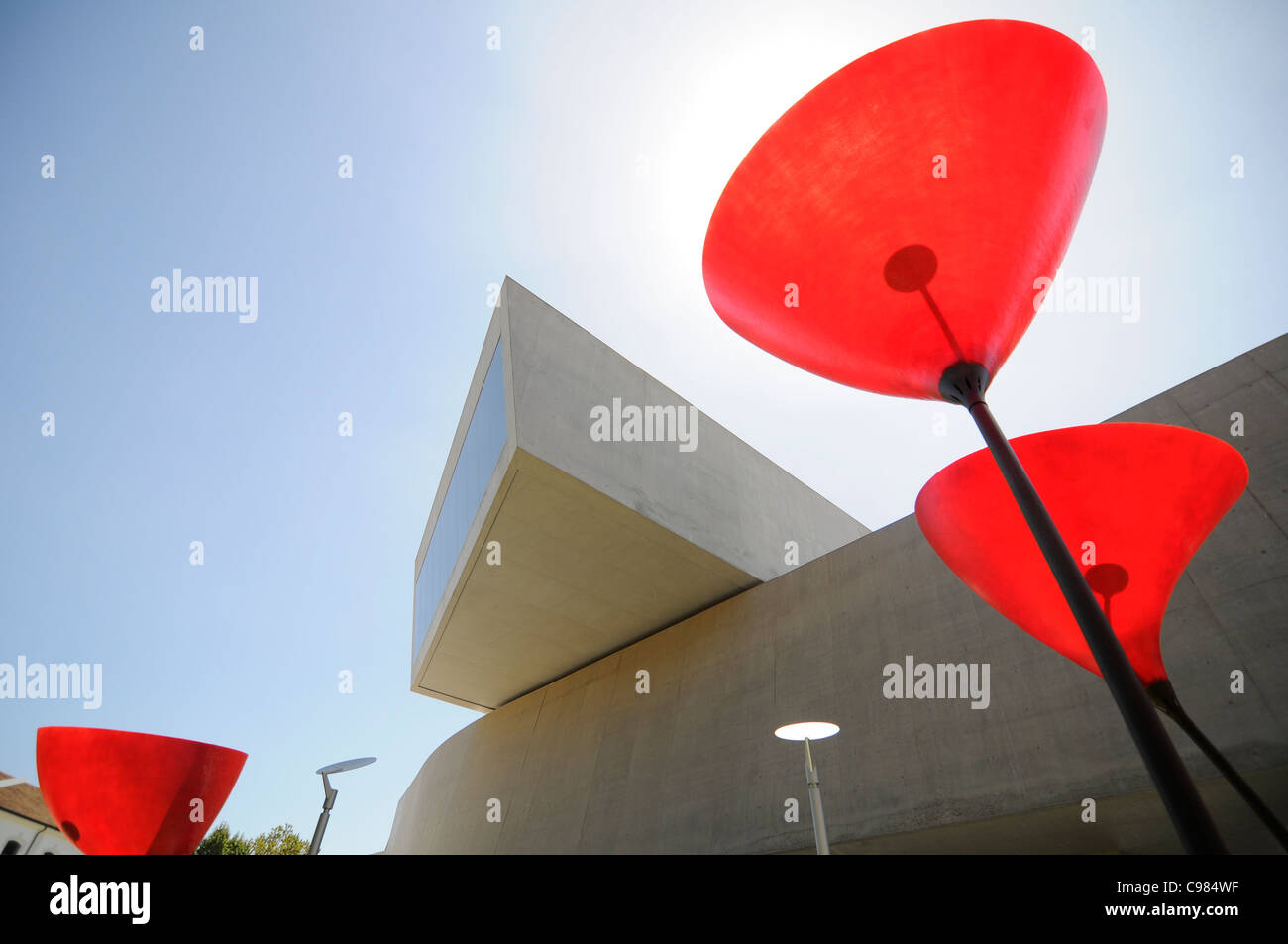 Il museo MAXXI di Roma. Da Zaha Hadid Foto Stock