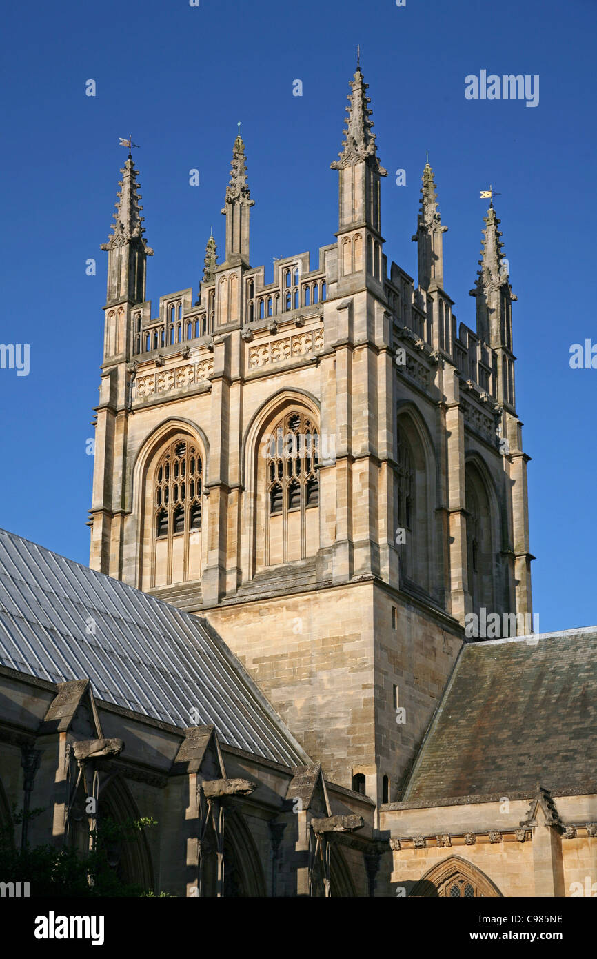Università di Oxford, Merton College Chapel Foto Stock