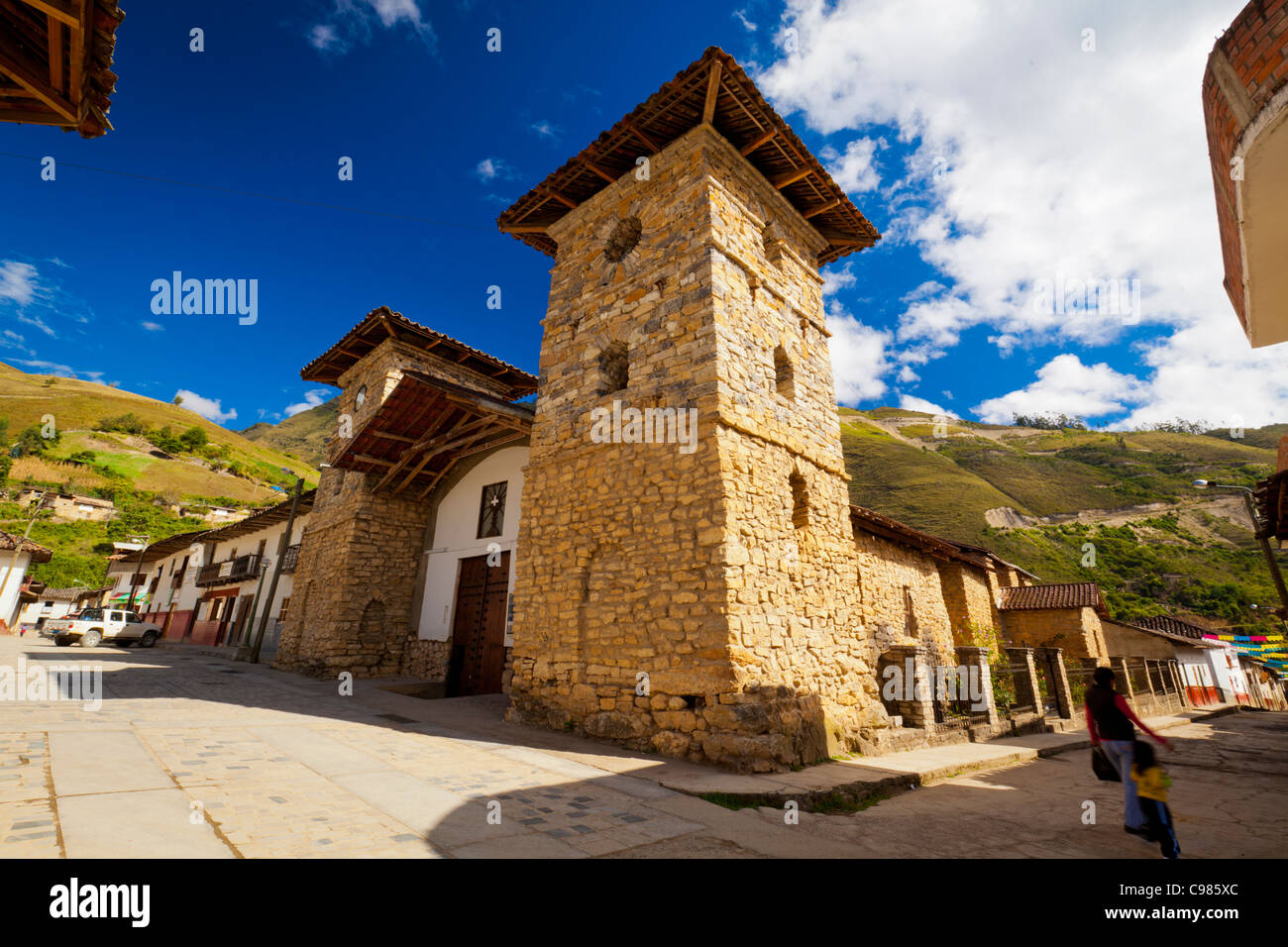 Chiesa Leimebamba Foto Stock