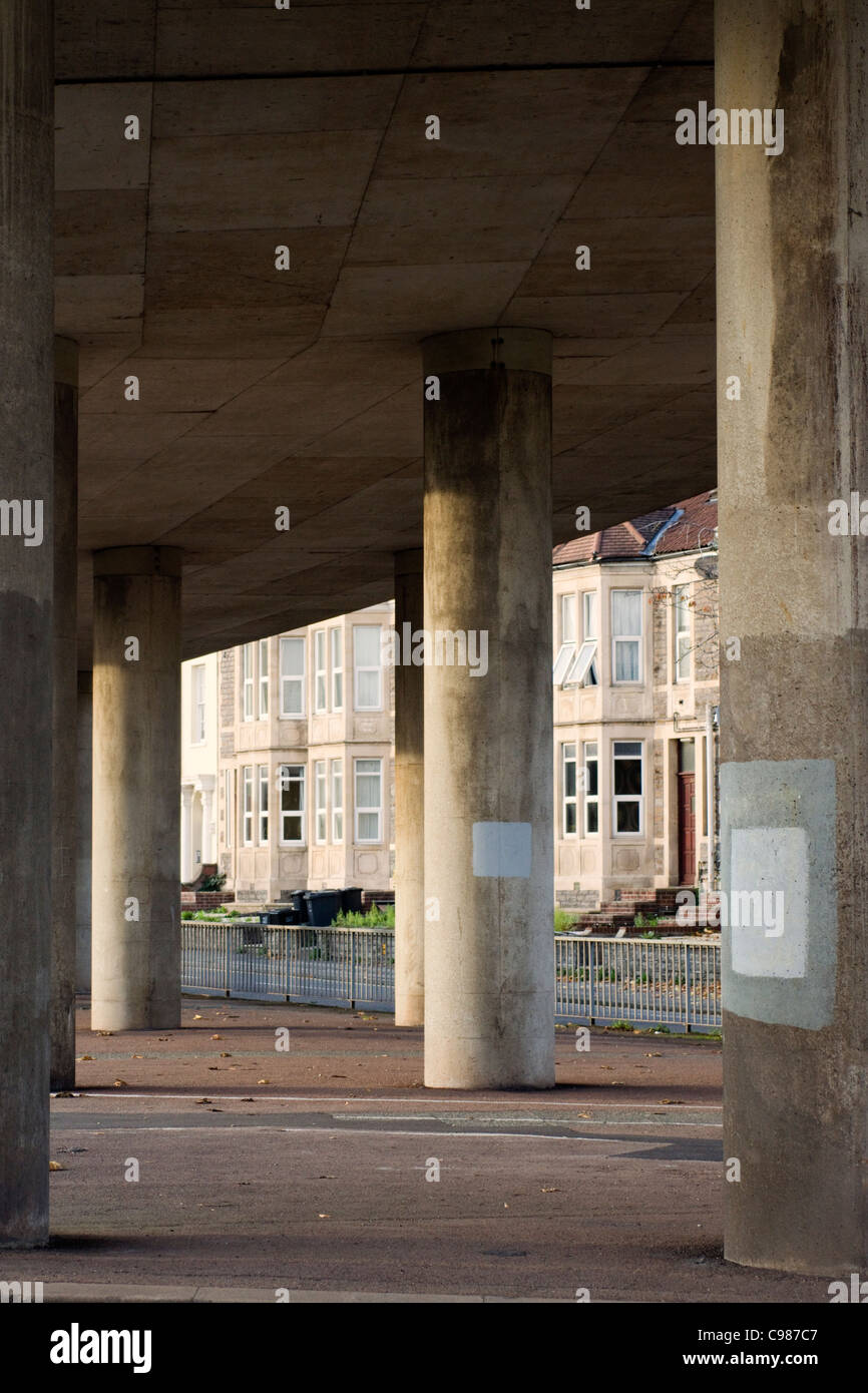 Anni sessanta architettura bacino inCumberland Inghilterra Bristol REGNO UNITO Foto Stock