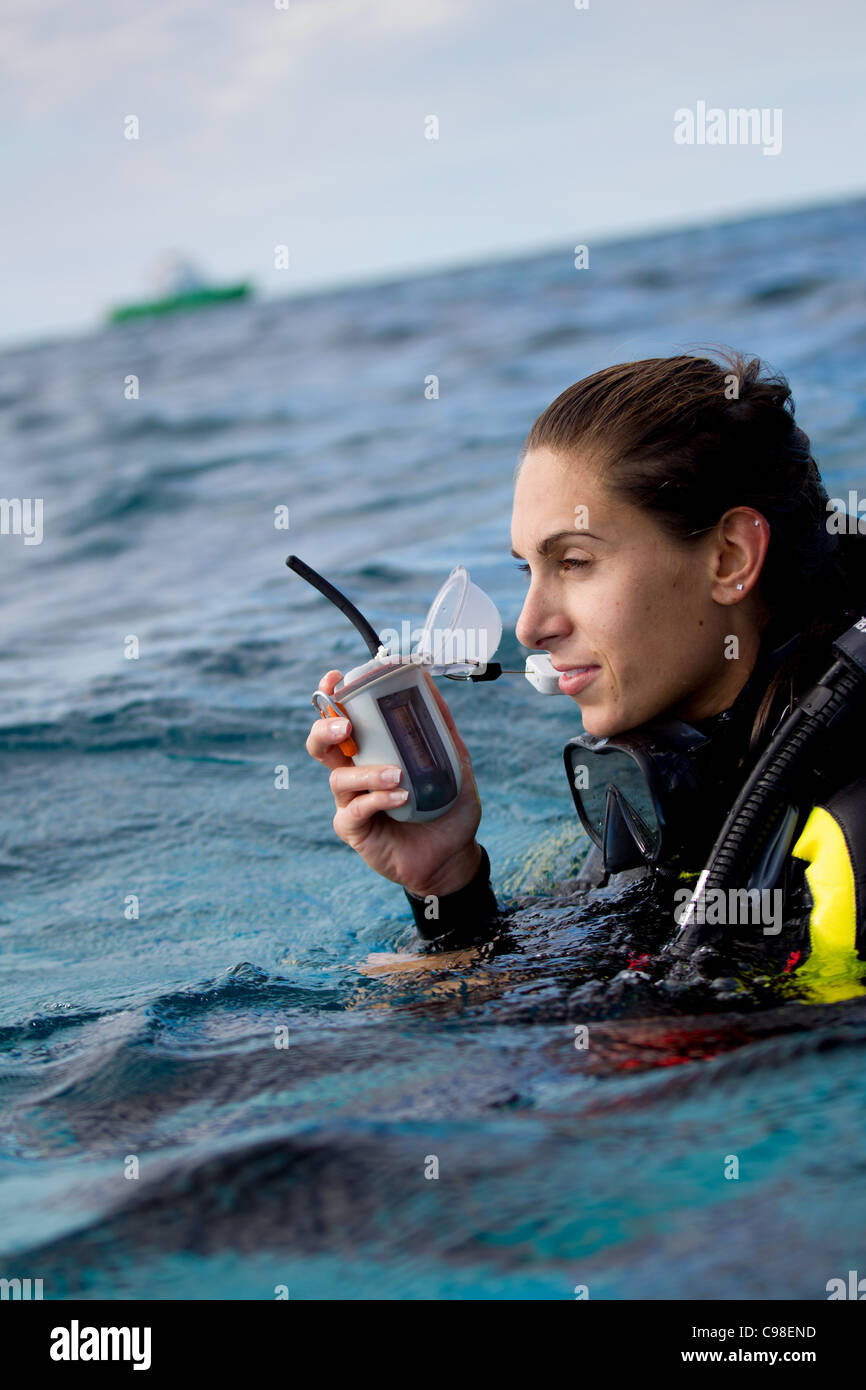 Marine dispositivo di emergenza Foto Stock