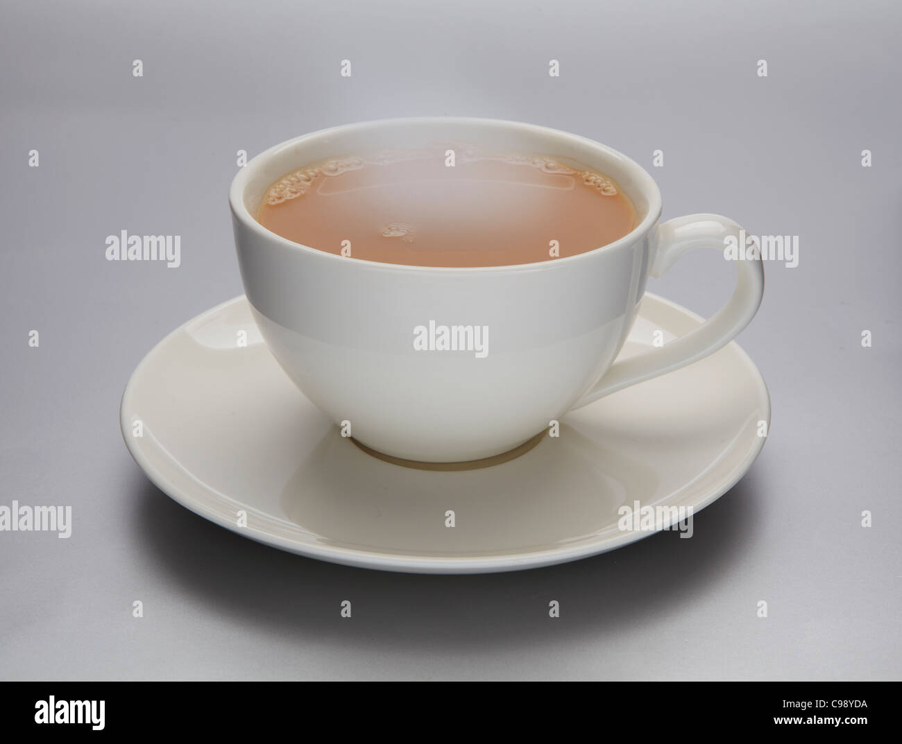 Tazza di tè caldo di cottura a vapore Foto Stock