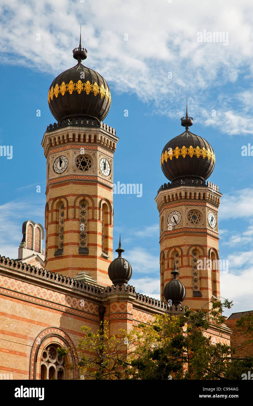 Budapest, grande Sinagoga Foto Stock