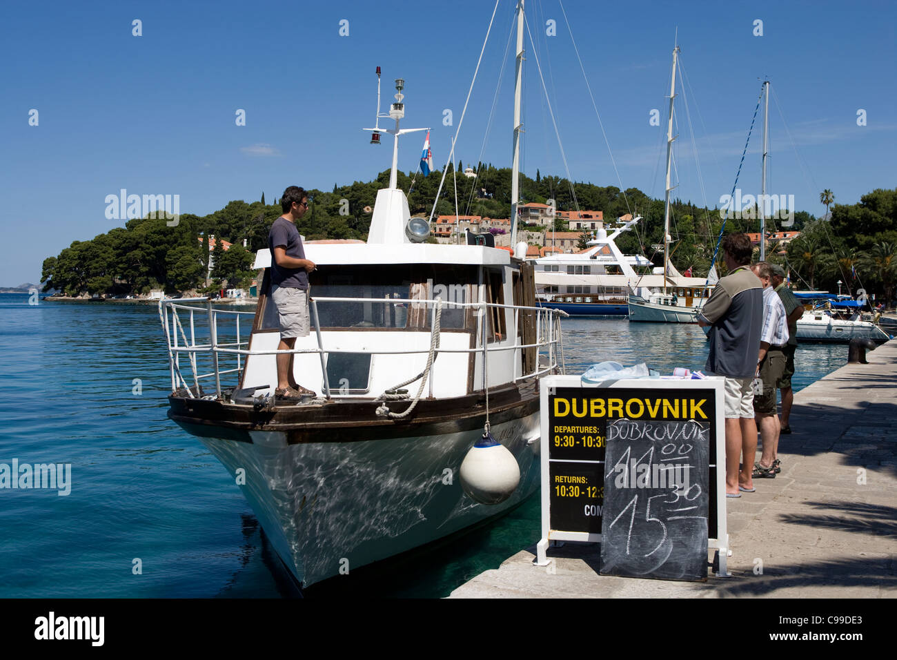 Cavtat: escursioni turistiche Foto Stock