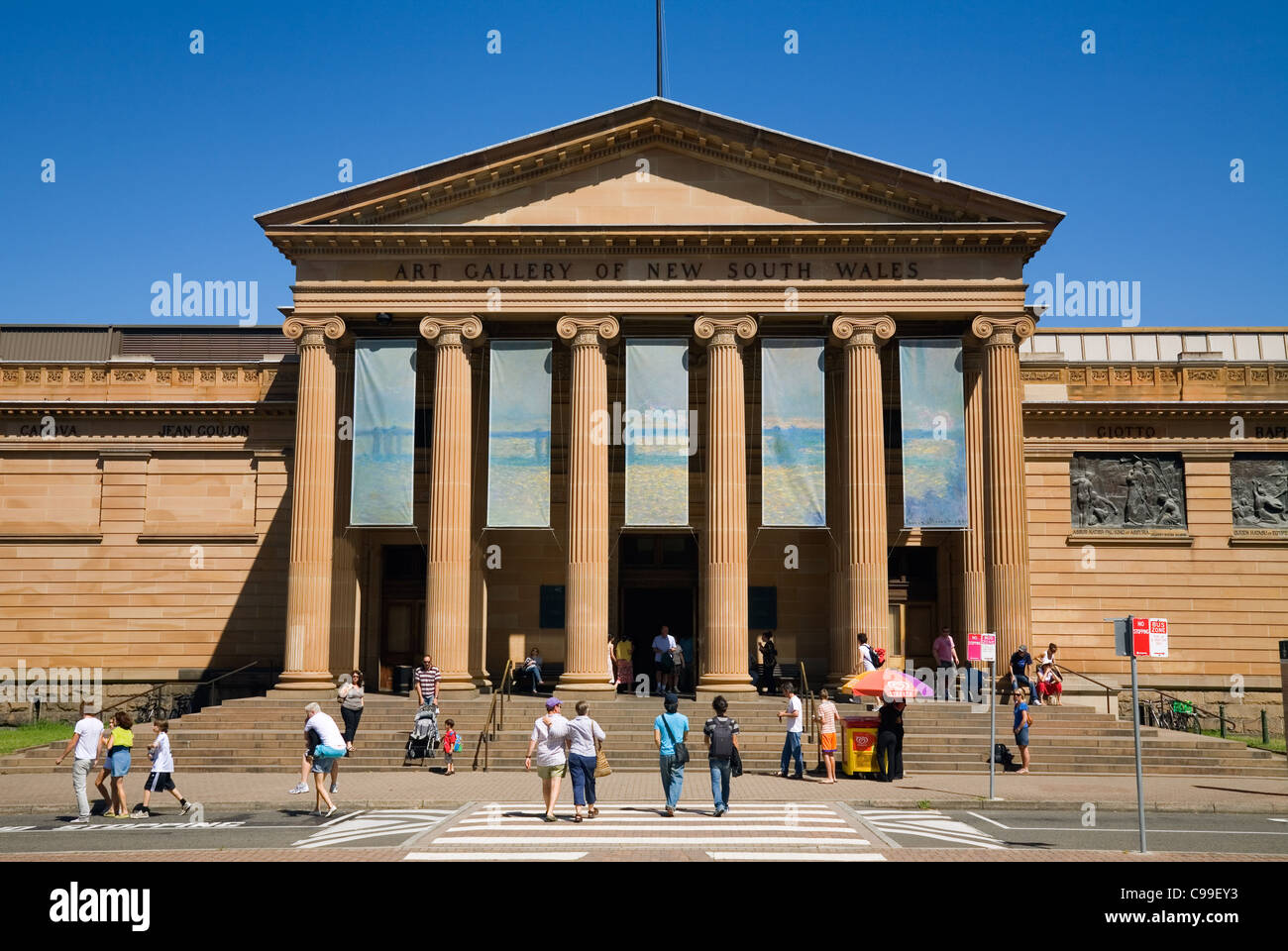 La Galleria d'Arte del Nuovo Galles del Sud al dominio. Sydney, Nuovo Galles del Sud, Australia Foto Stock