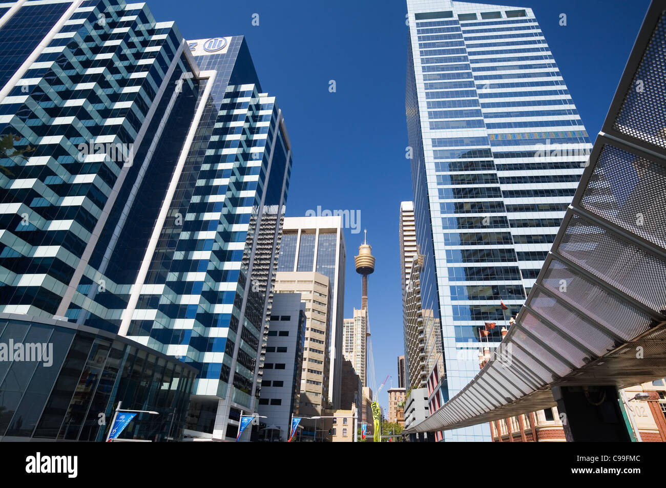 Architettura moderna di Sydney il distretto centrale degli affari. Sydney, Nuovo Galles del Sud, Australia Foto Stock