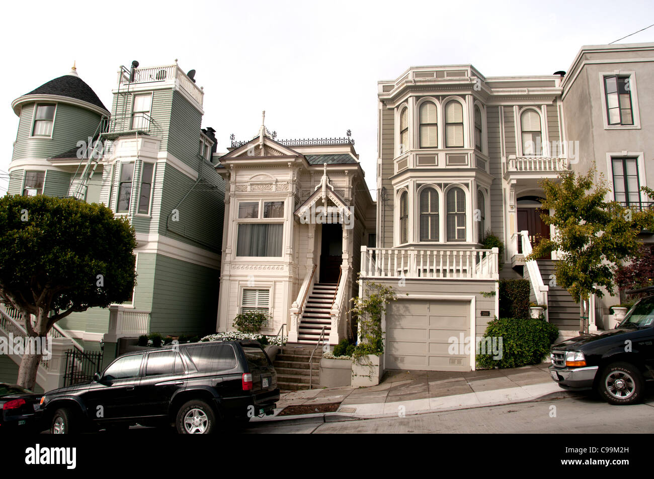 San Francisco Haight Ashbury California USA Stati Uniti Foto Stock