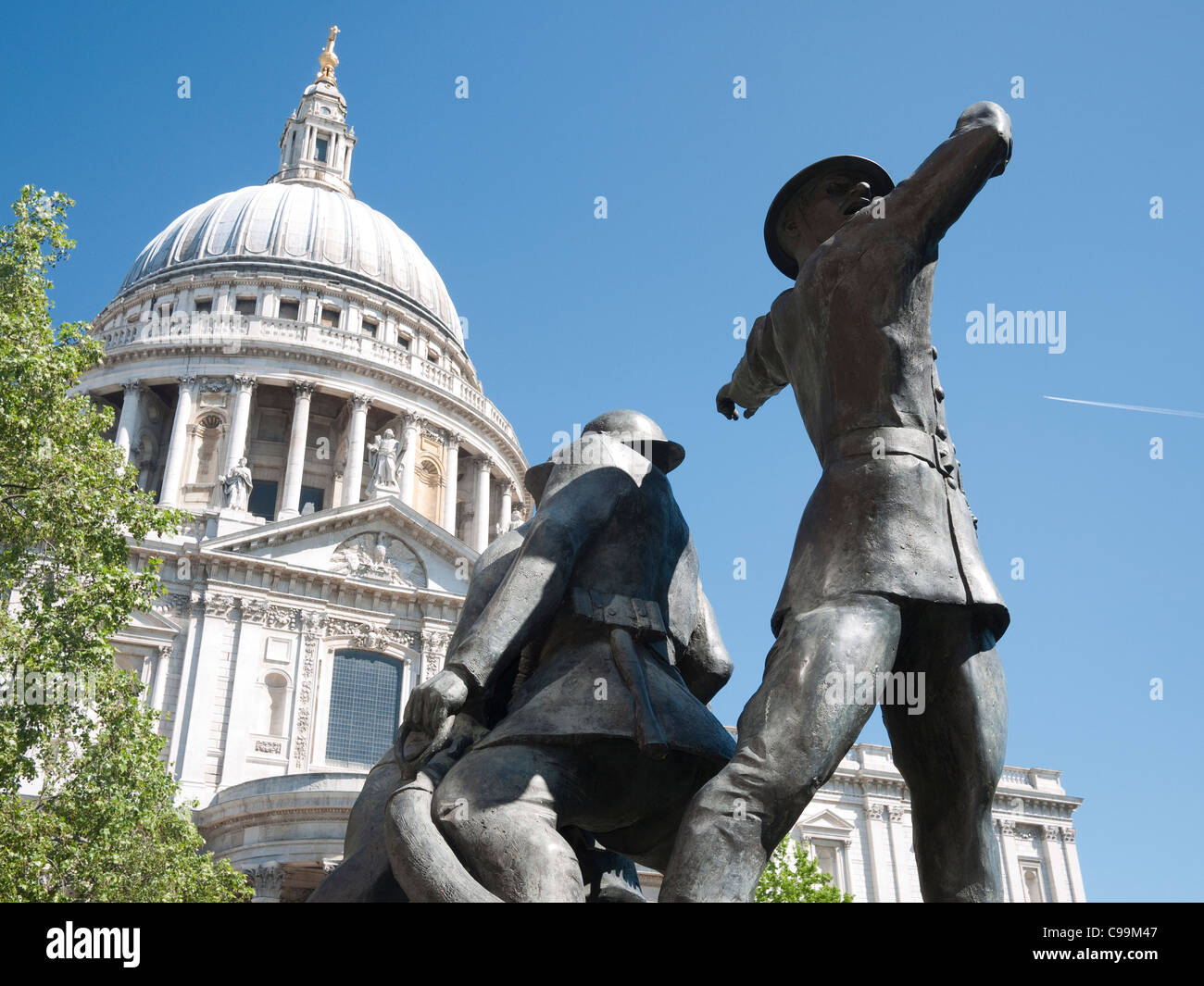 La Cattedrale di St Paul, Londra, Regno Unito Foto Stock