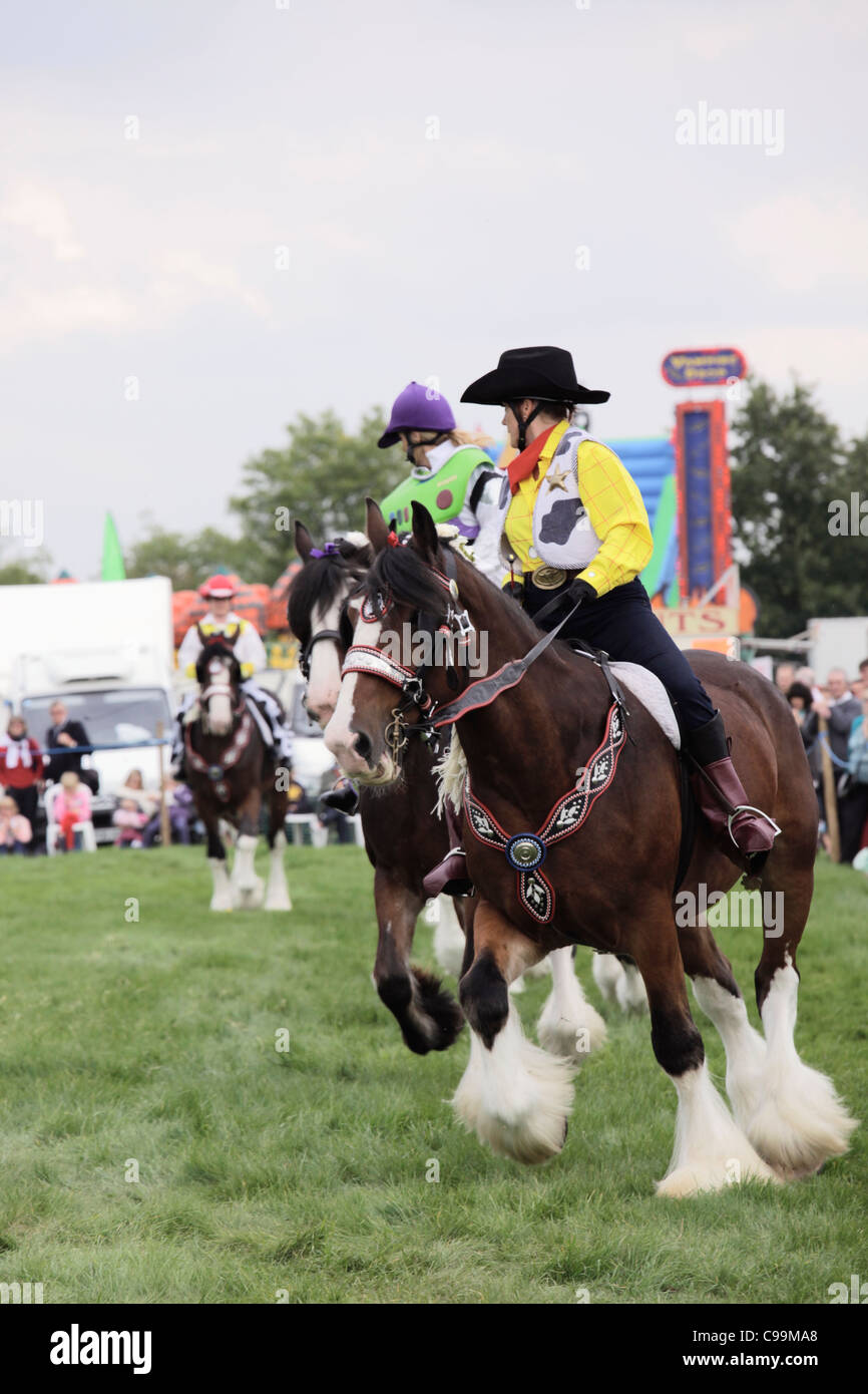Waldburg Shires musical ride Foto Stock