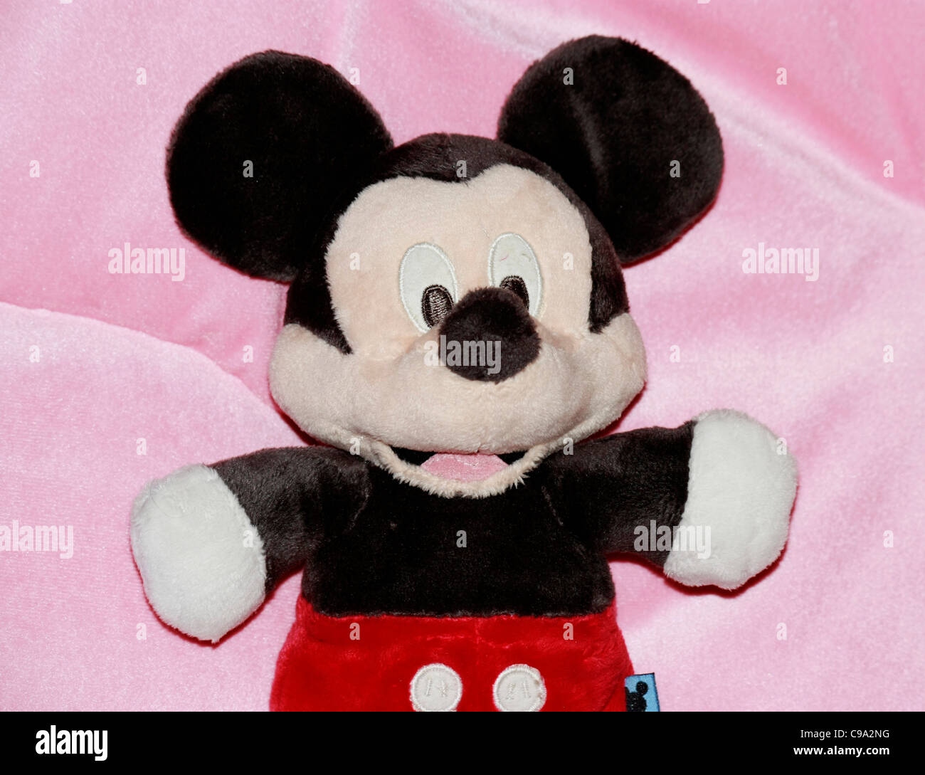 Walt Disney personaggio di Mickey Mouse doll Foto Stock