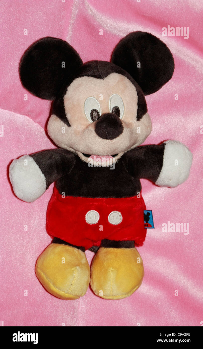 Walt Disney personaggio di Mickey Mouse doll Foto Stock