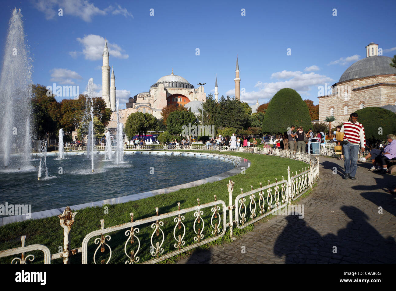 HAGIA SOPHIA MOSQUE Aya Sofya Sultanahmet Istanbul Turchia 03 Ottobre 2011 Foto Stock