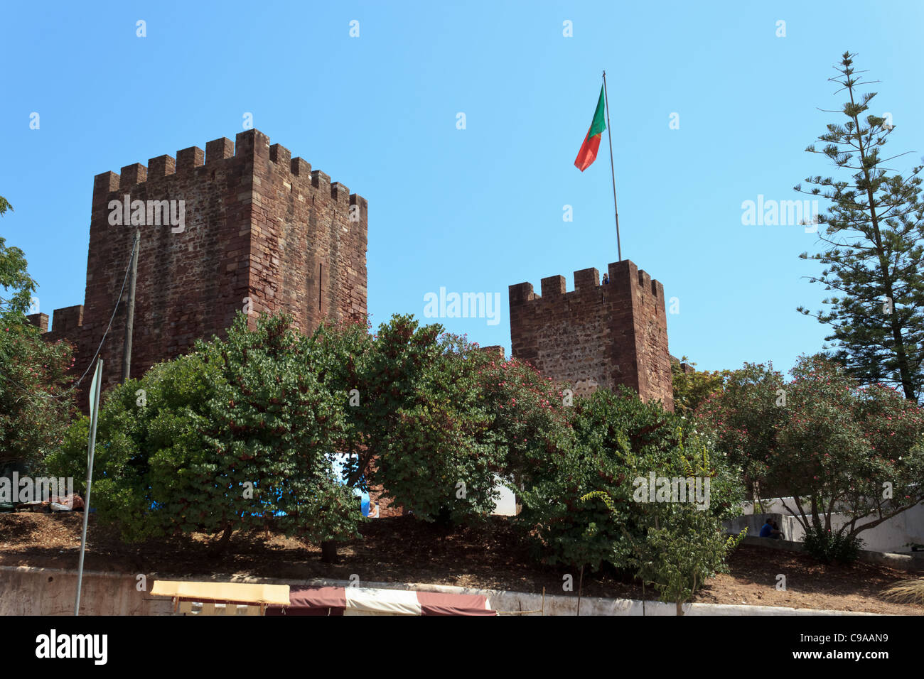 Il castello di Portoghese (Silves - Algarve) Foto Stock
