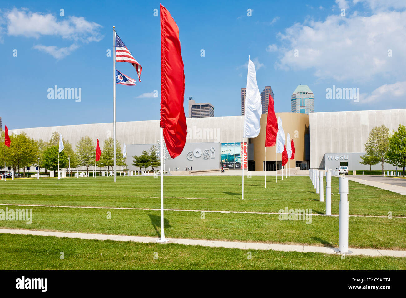 Centro della Scienza e dell'industria (COSI) a Columbus, Ohio. Foto Stock