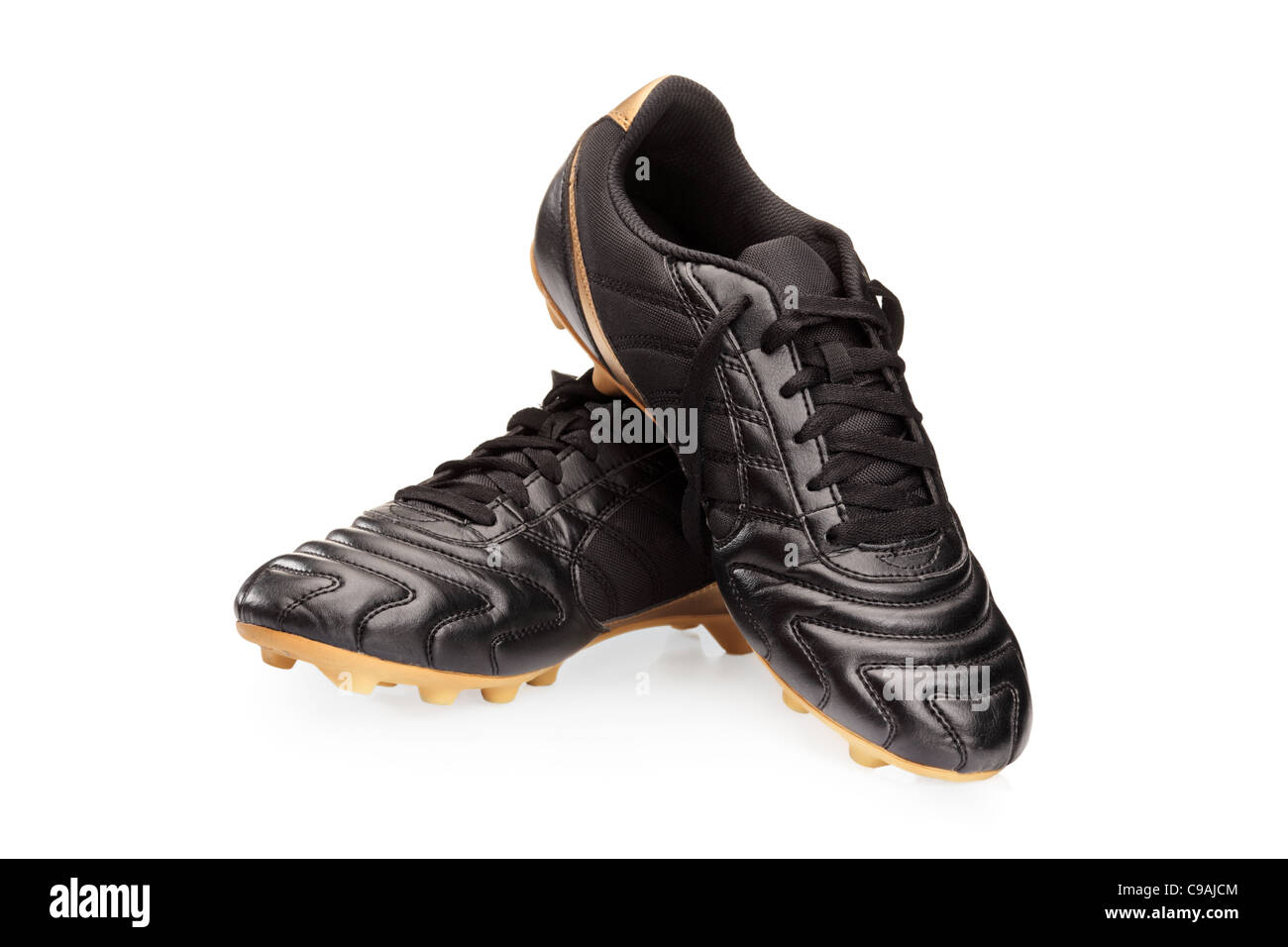 Black football boots immagini e fotografie stock ad alta risoluzione - Alamy