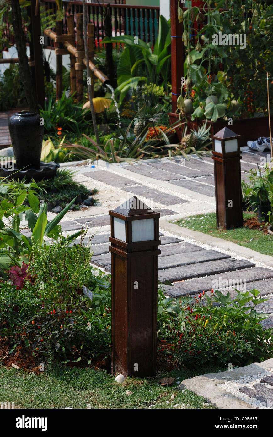 Home giardino Foto Stock