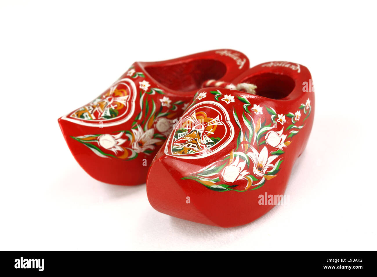 Olandese di zoccoli di legno Foto Stock