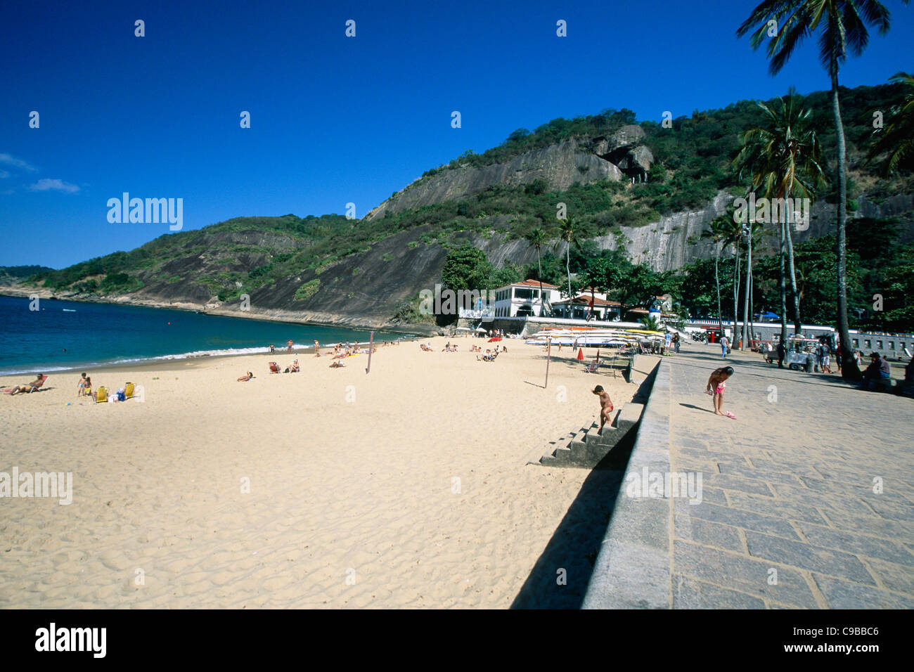 Vermelha Beach, Rio de Janeiro, Brasile Foto Stock