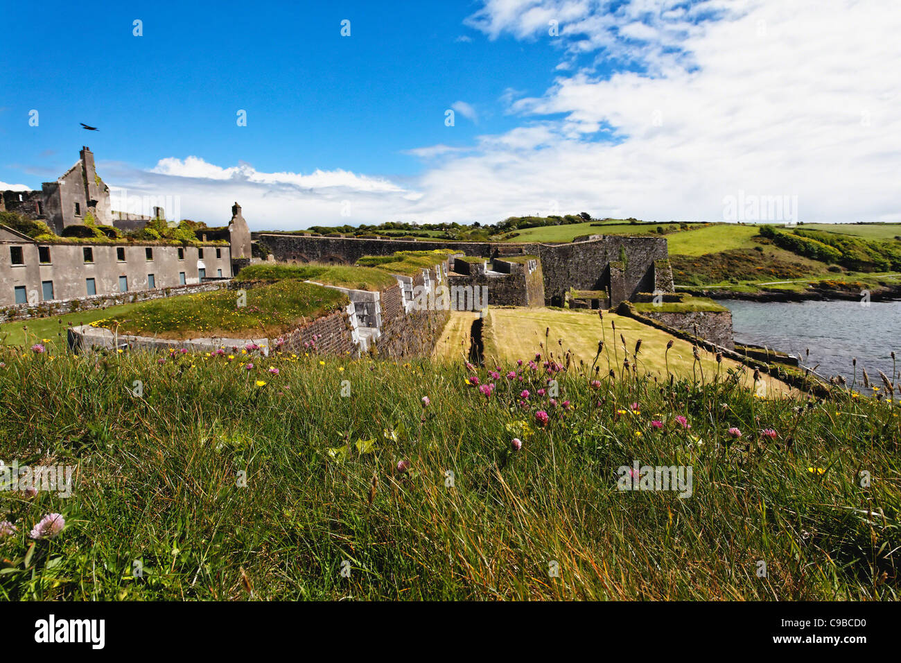 Rovine di Fort Charles, Kinsale, County Cork, Repubblica di Irlanda Foto Stock