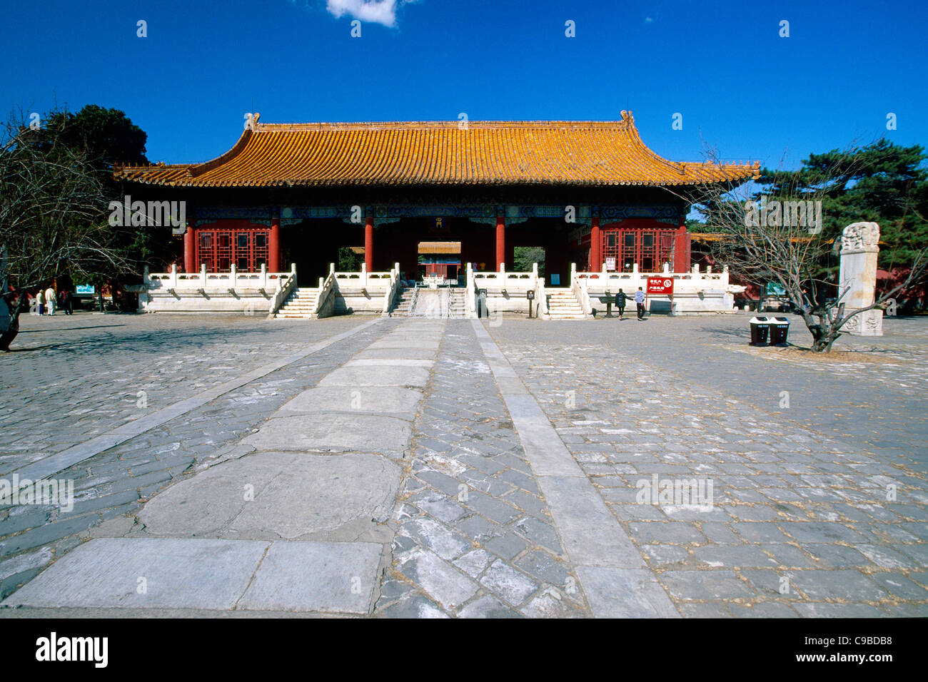 Ling En Gate, Chang Ling, Tombe Ming complessa, Cina Foto Stock