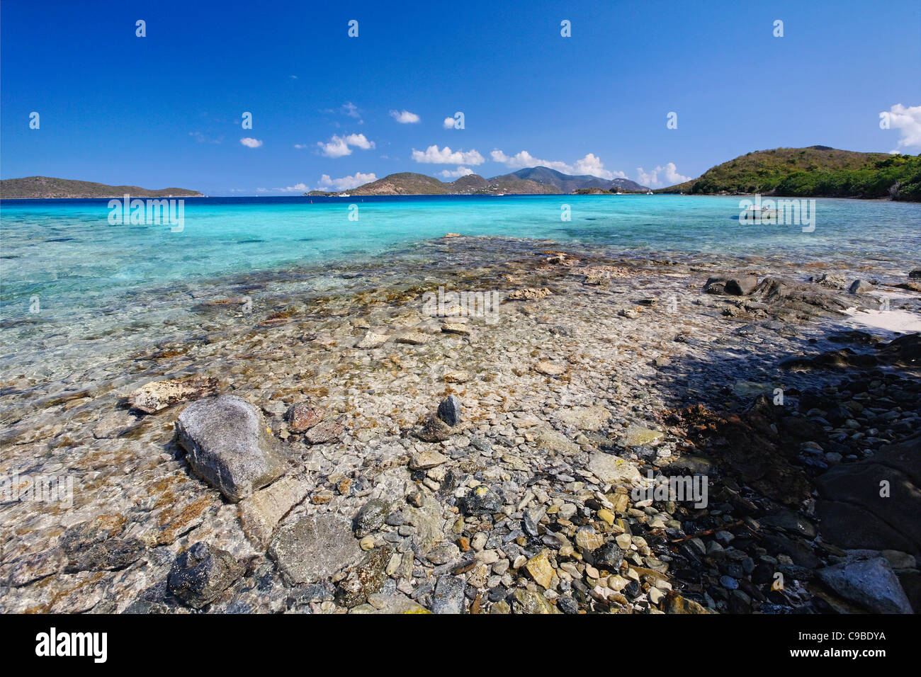 Waterlemon Cay, San Giovanni, noi isola vergine Foto Stock