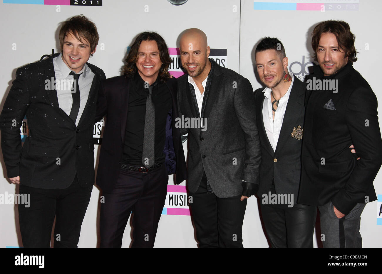 DAUGHTRY 2011 American Music Awards DOWNTOWN LOS ANGELES CALIFORNIA USA 20 Novembre 2011 Foto Stock