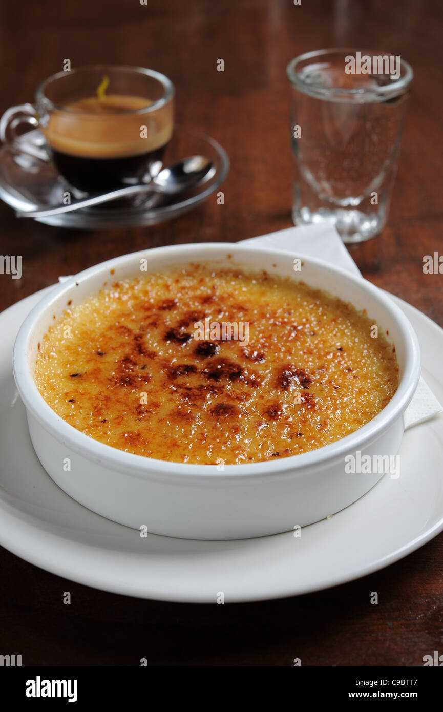 Creme Brulee Foto Stock