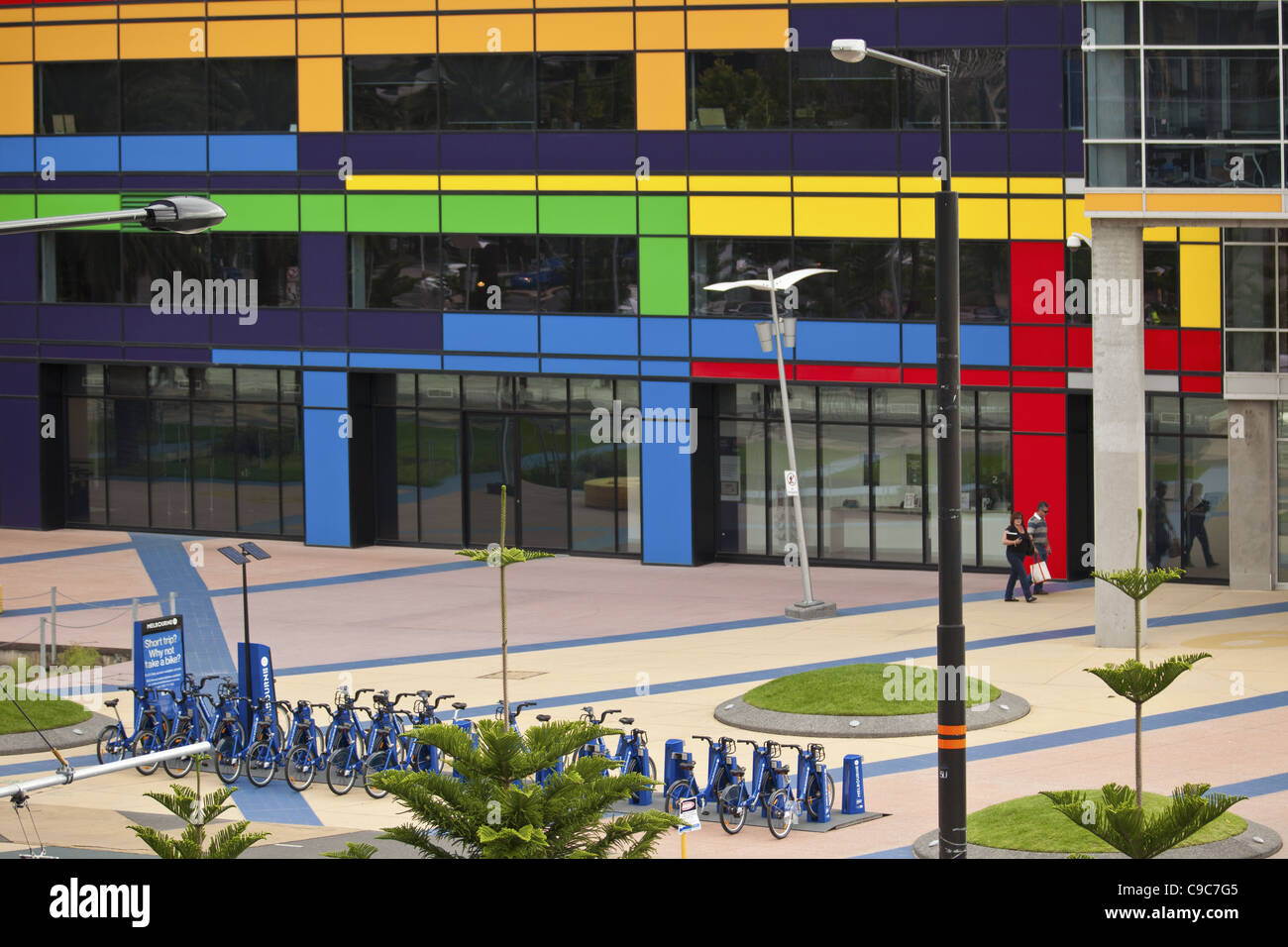 Il Docklands Harbour Development, villaggio docklands Melbourne Victoria Australia,au Foto Stock