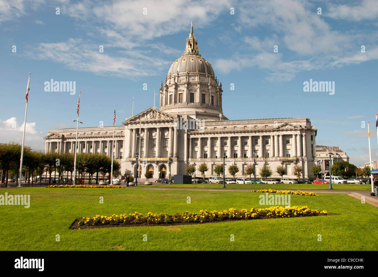 Municipio Civic Center San Francisco California USA American Stati Uniti d'America Foto Stock
