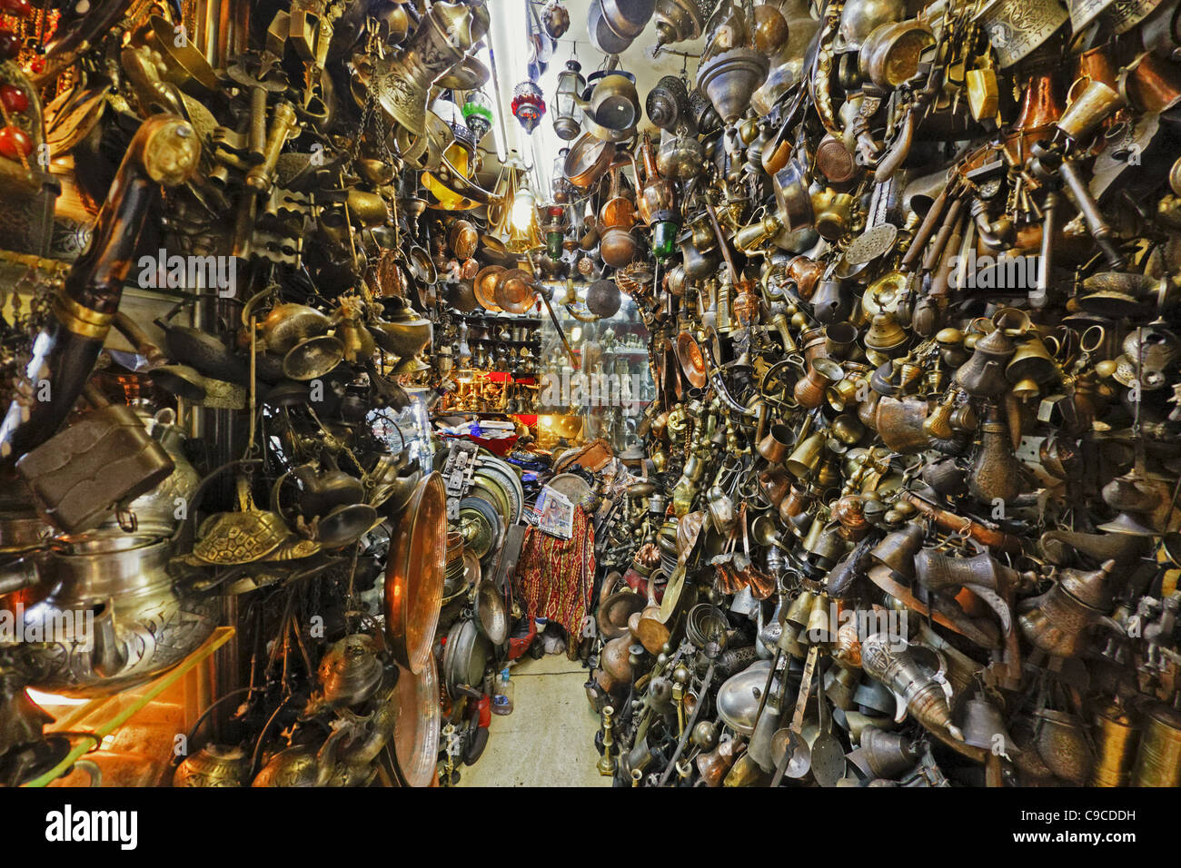 Negozio di ferramenta, il Grand Bazaar e mercato , Istanbul, Turchia , in Europa, Foto Stock