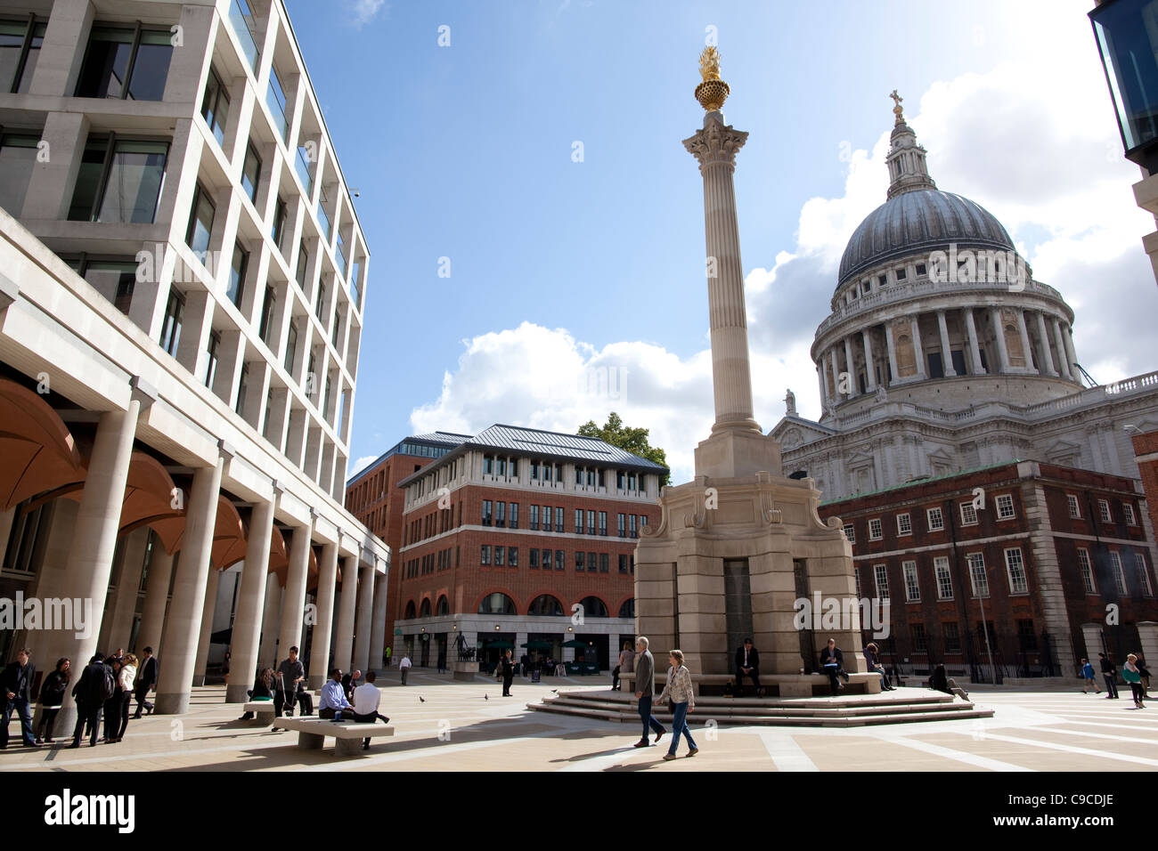 Paternoster square City of London Regno Unito. Foto:Jeff Gilbert Foto Stock