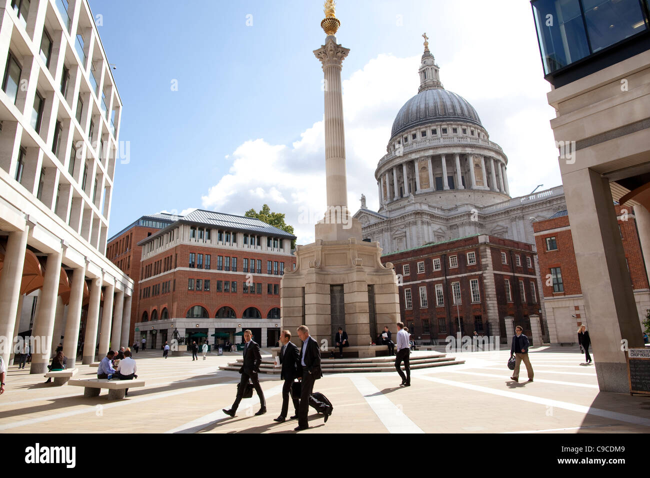 Paternoster square City of London Regno Unito. Foto:Jeff Gilbert Foto Stock