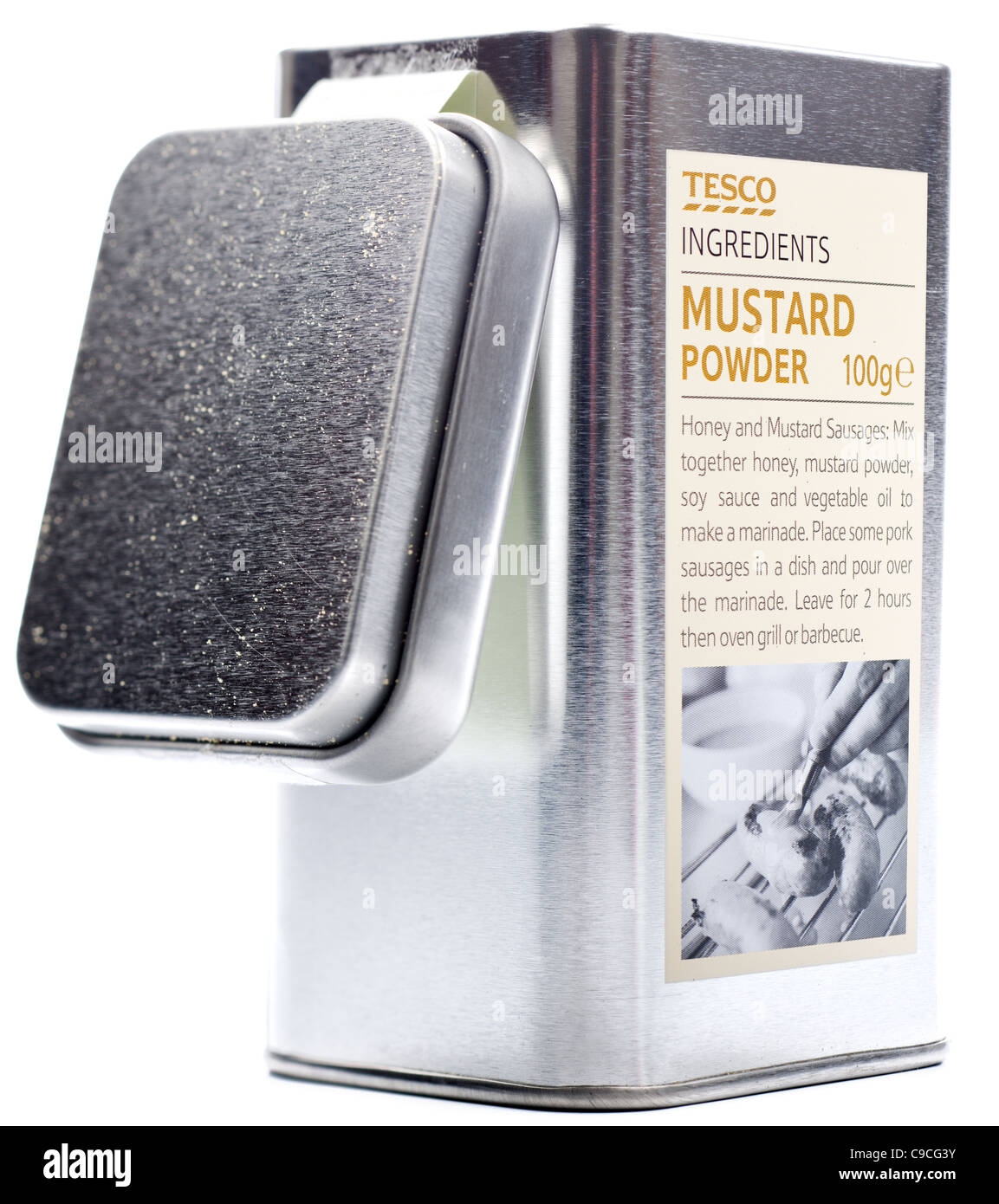 100 grammi di Tesco di mostarda in polvere Foto Stock