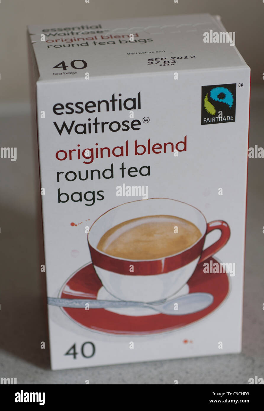 Waitrose bustine di tè Foto Stock