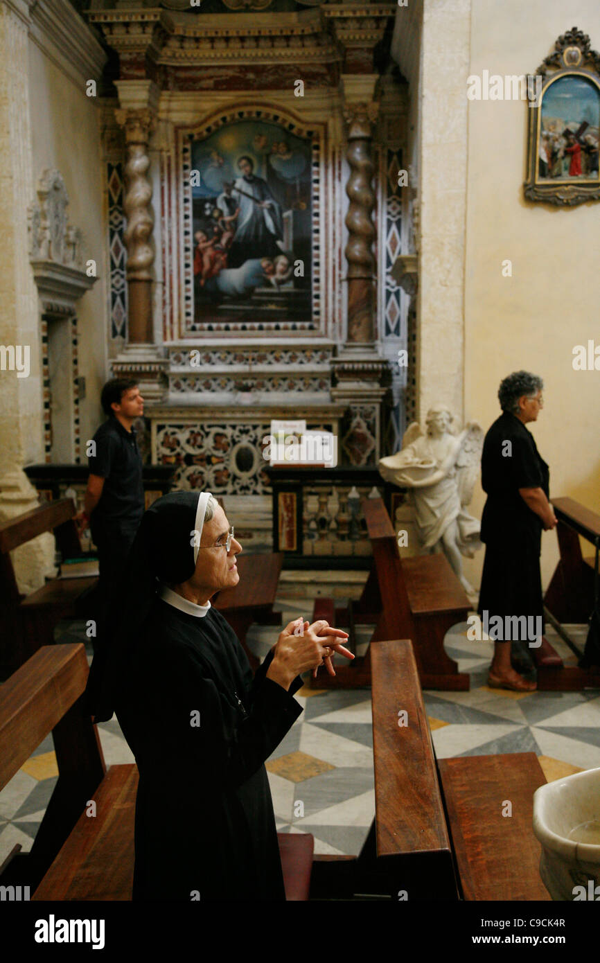 Chiesa di san Michele chiesa, Cagliari, Sardegna, Italia. Foto Stock