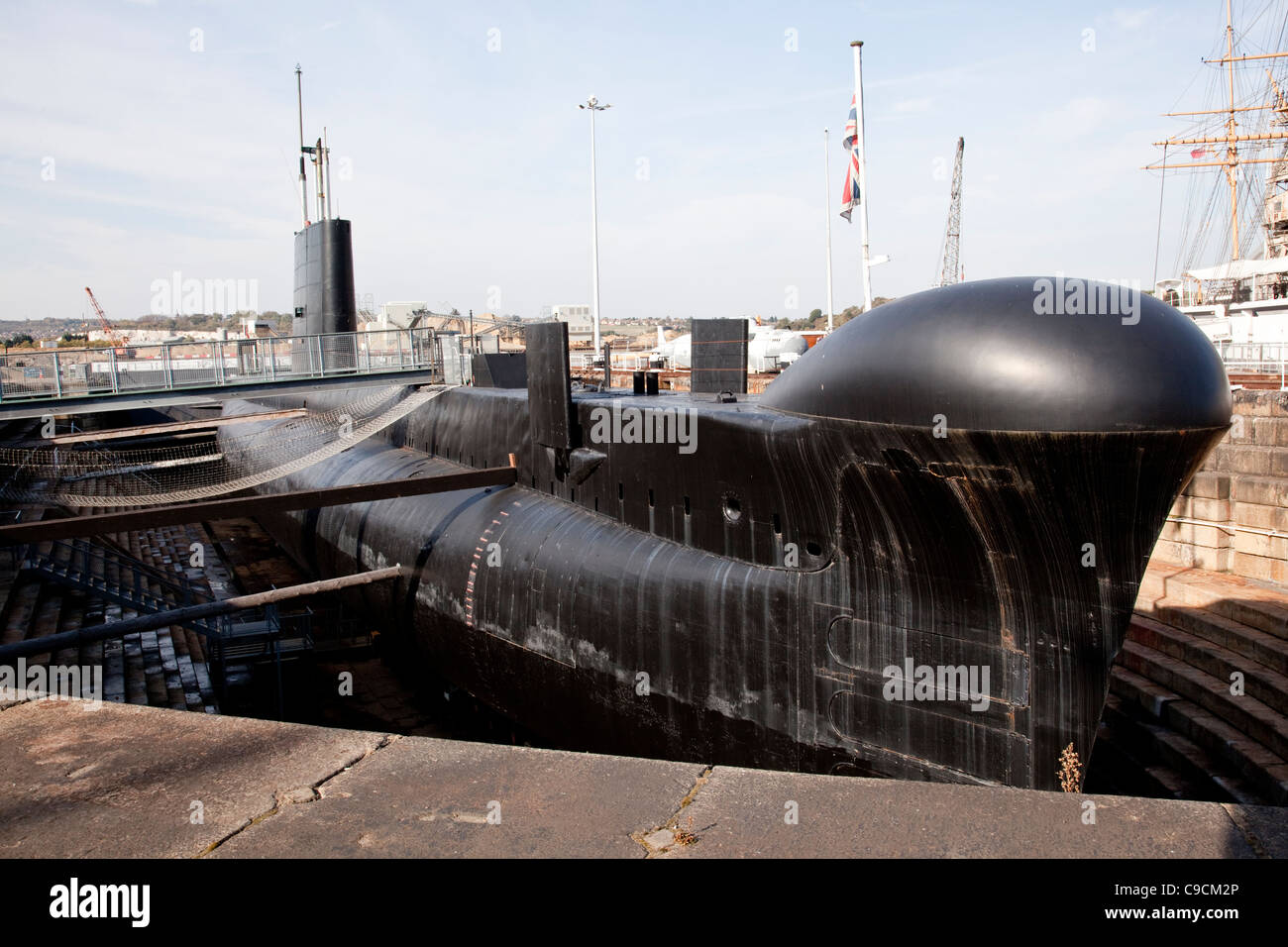 Sommergibile HM Ocelot all'Historic Dockyard Chatham Foto Stock