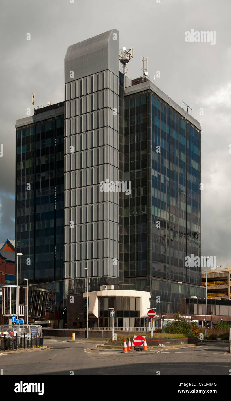 Uffici municipali, Rochdale, Greater Manchester, Inghilterra, Regno Unito. L'edificio fu demolito nel 2014. Foto Stock