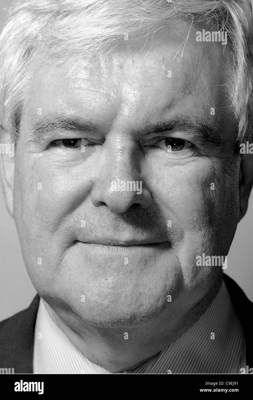 GOP candidato presidenziale Newt Gingrich. Foto Stock