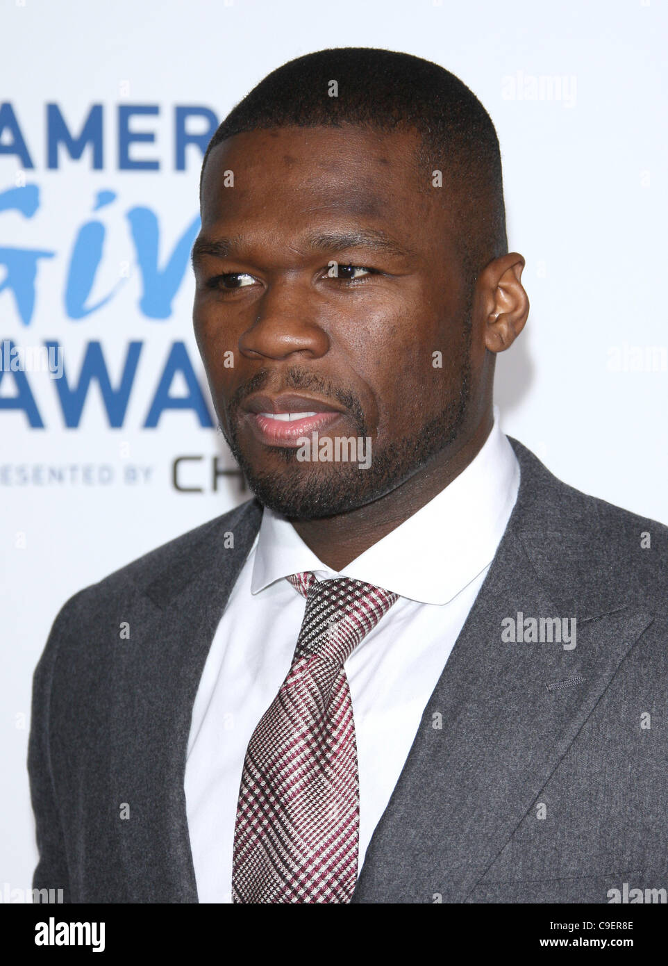 50 cent AMERICAN DANDO AWARDS DOWNTOWN LOS ANGELES CALIFORNIA USA 09 Dicembre 2011 Foto Stock