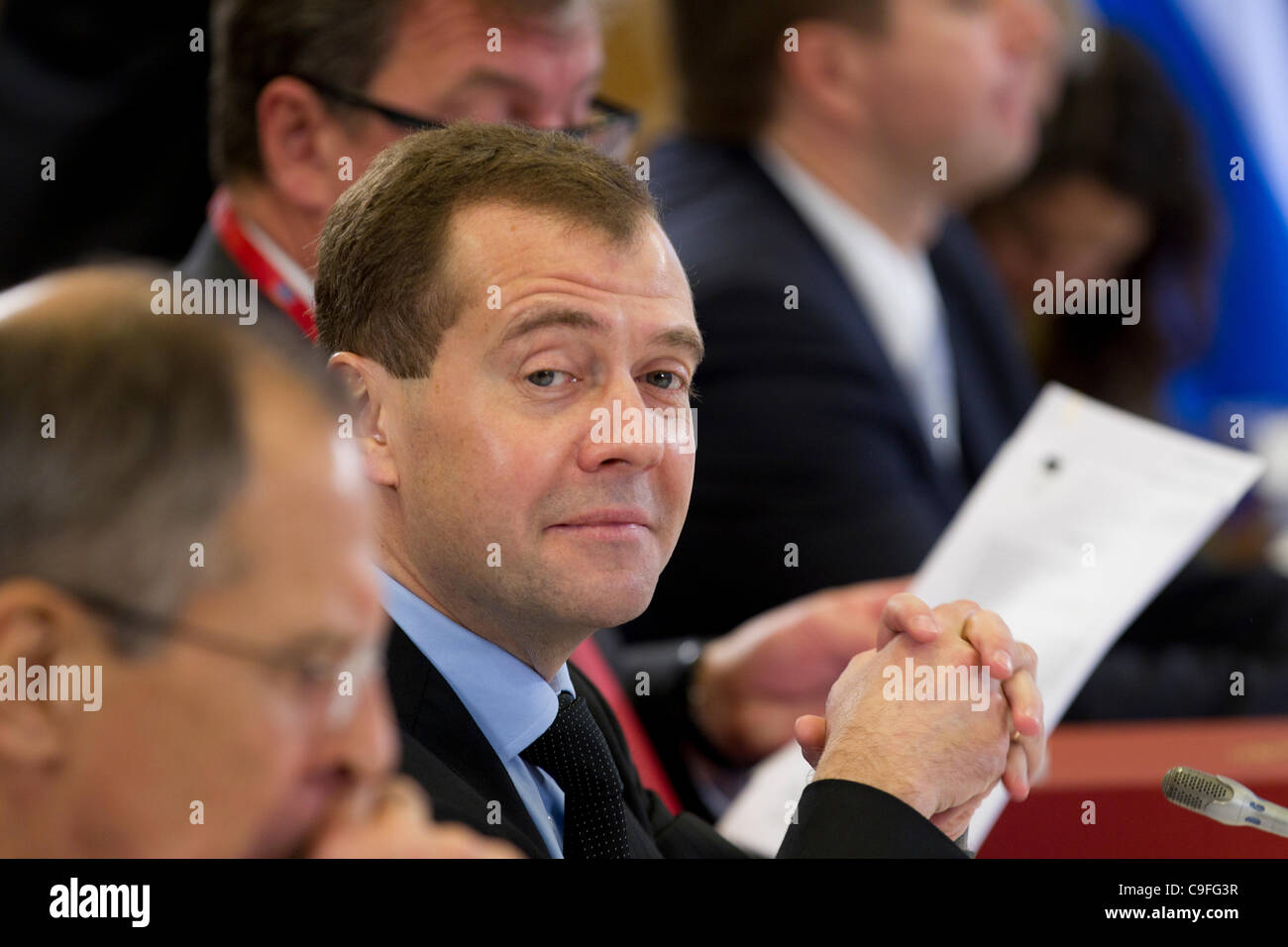 Dimitry Medvedev Foto Stock