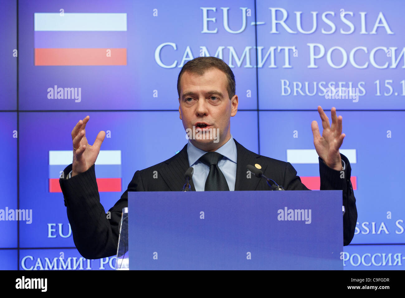 Dimitry Medvedev Foto Stock