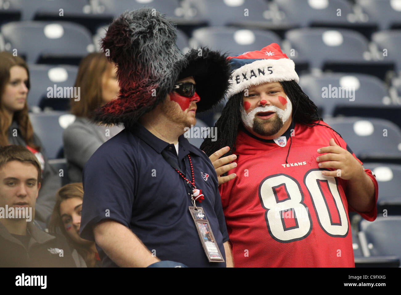 Dic. 18, 2011 - Houston, Texas, Stati Uniti - Carolina Panthers sconfitto Houston Texans 28-13 al Reliant Stadium di Houston in Texas. (Credito Immagine: © Luis Leyva/Southcreek/ZUMAPRESS.com) Foto Stock