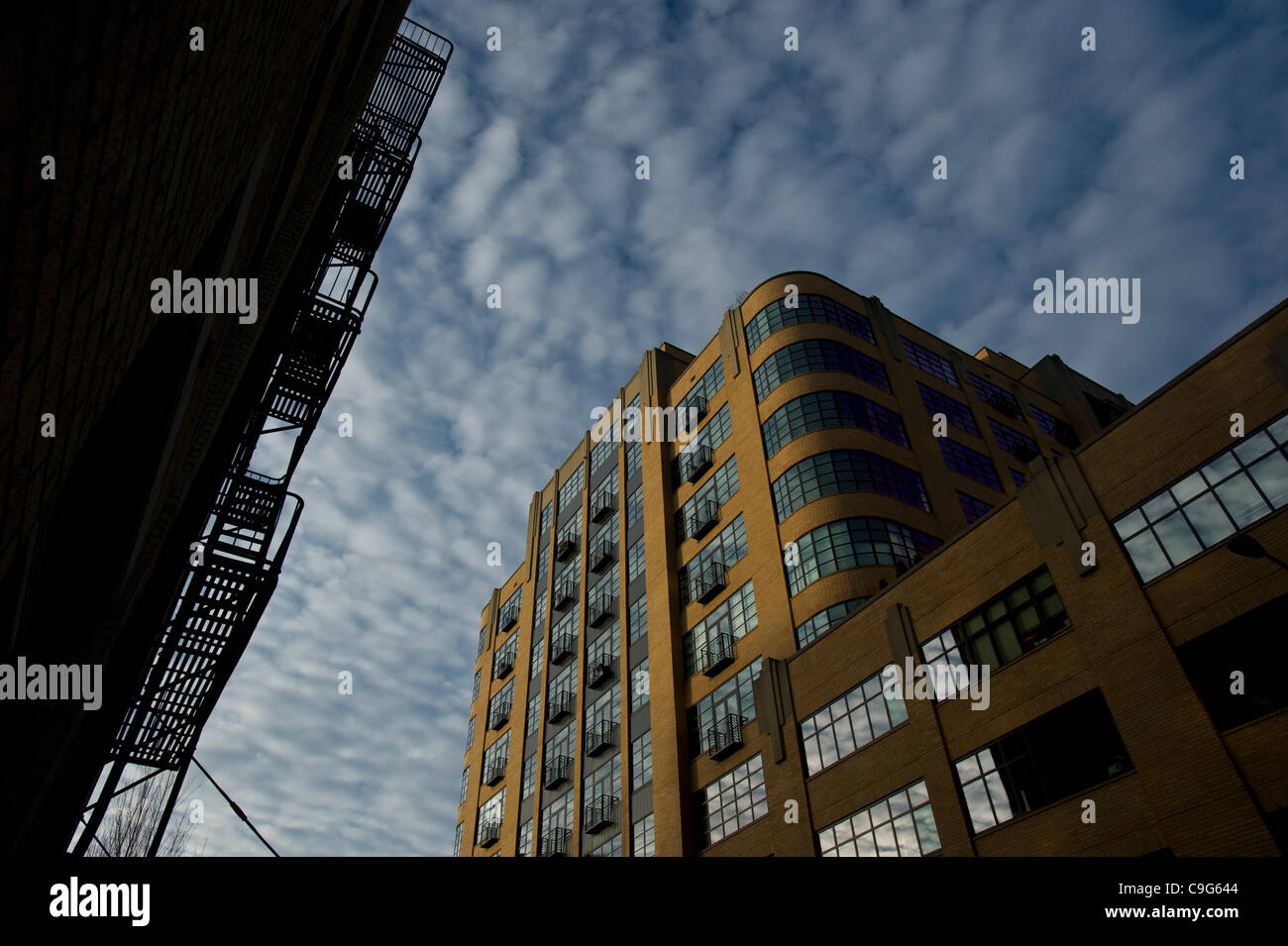 Dic. 13, 2011 - Portland, Oregon, Stati Uniti - L'edificio Gregorio nel Pearl District nel centro di Portland, Oregon. (Credito Immagine: © Jim Z. Rider/ZUMAPRESS.com) Foto Stock