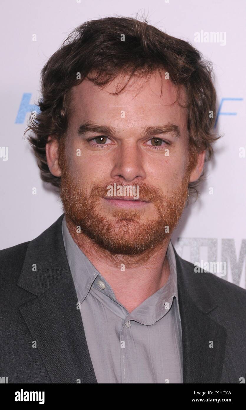 Gen. 4, 2012 - Hollywood, California, Stati Uniti - Premiere party & screening di ''Casa di menzogna " presso l'AT&T Center a Los Angeles, CA 1/4/12 2012..MICHAEL C. HALL(Immagine di credito: Â© Scott Kirkland/Globe foto/ZUMAPRESS.com) Foto Stock