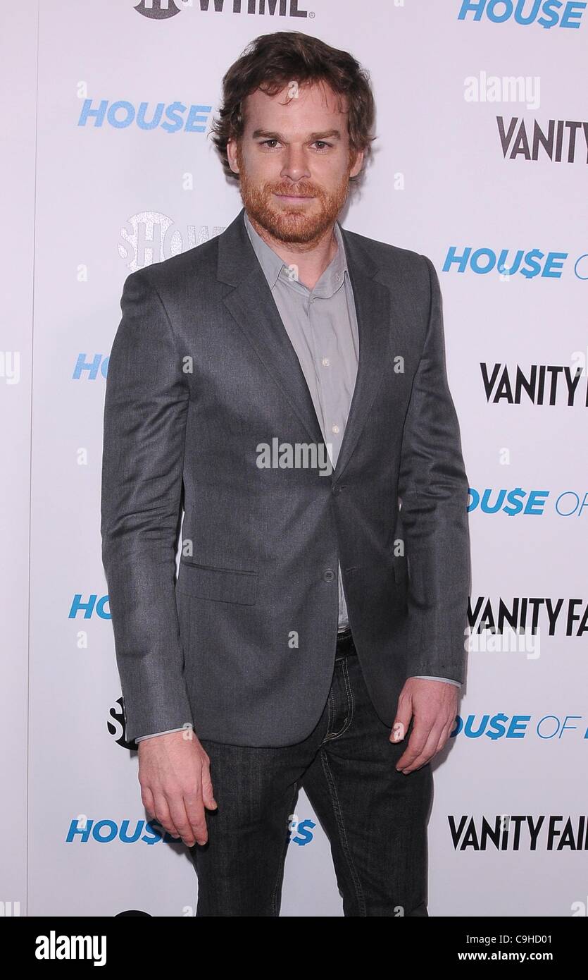 Gen. 4, 2012 - Hollywood, California, Stati Uniti - Premiere party & screening di ''Casa di menzogna " presso l'AT&T Center a Los Angeles, CA 1/4/12 2012..MICHAEL C. HALL(Immagine di credito: Â© Scott Kirkland/Globe foto/ZUMAPRESS.com) Foto Stock