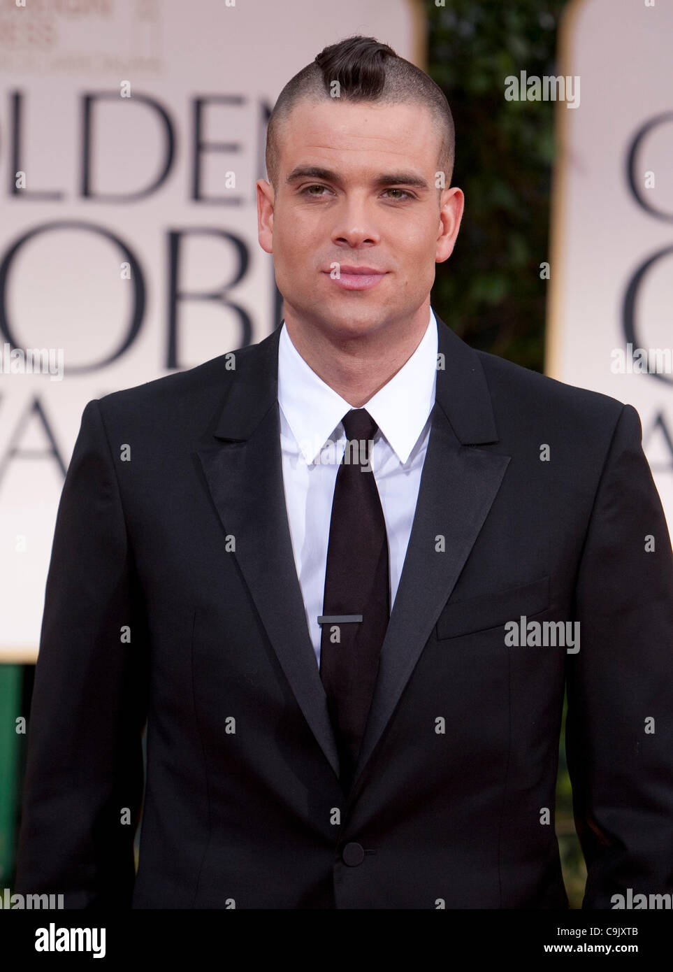 Arriva alla sessantanovesima Annuale di Golden Globe Awards presso il Beverly Hilton Hotel di Beverly Hills, la California di Domenica, 15 gennaio 2012. Foto Stock