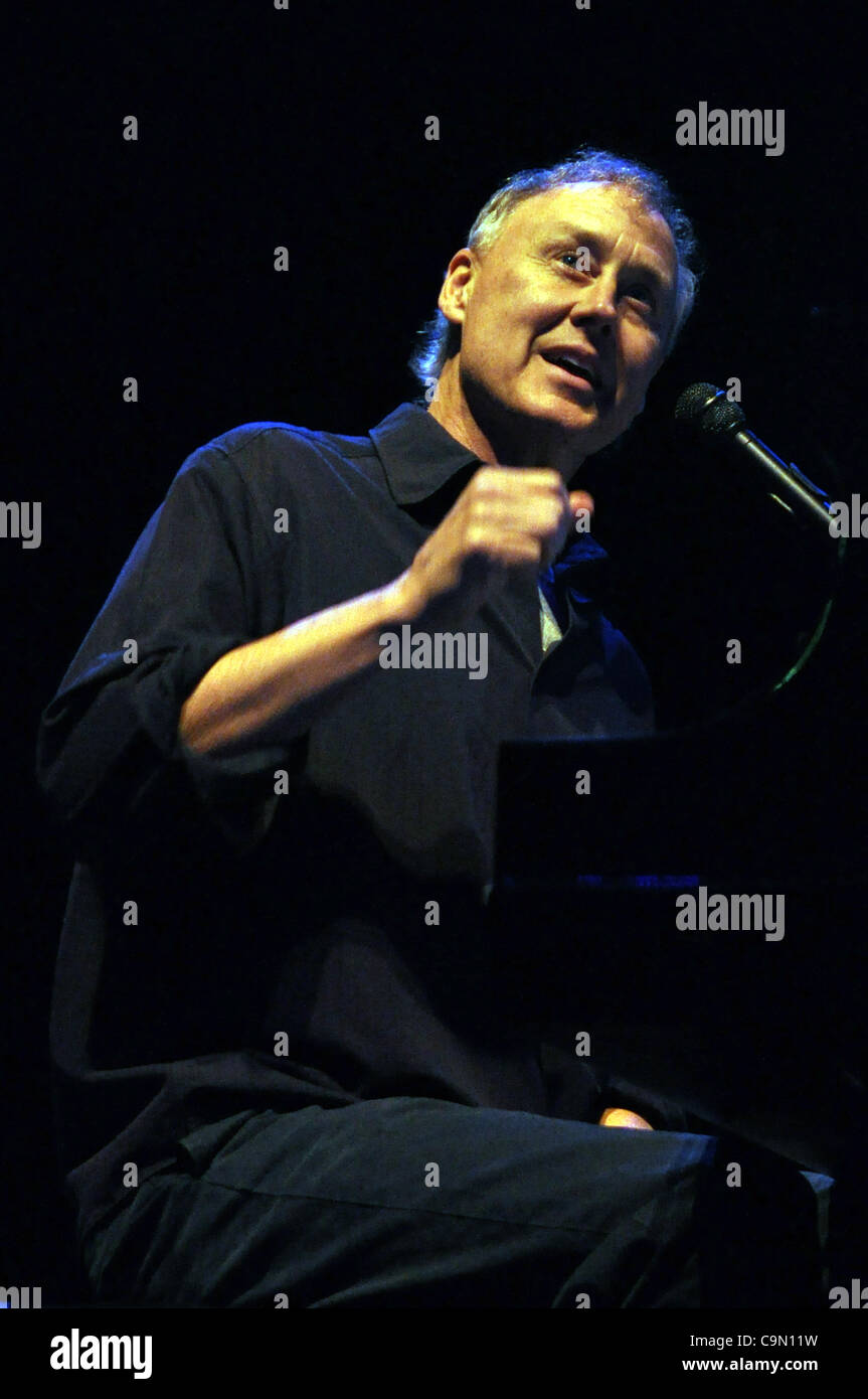 London, Regno Unito 28/01/2012 Bruce Hornsby in concerto al o2 Shepherds Bush Empire a Londra. (Photo credit: Photobeat Immagini/Alamy) Foto Stock