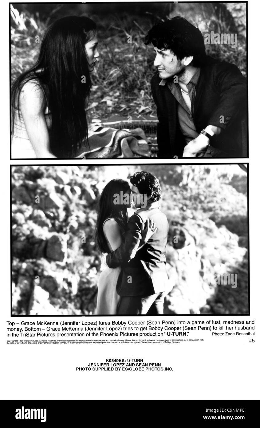 Il 1 gennaio, 2011 - K9849ES: U-Turn.Jennifer Lopez e SEAN PENN. Fornito da ES/(enti Immagine: © Globo foto/ZUMAPRESS.com) Foto Stock