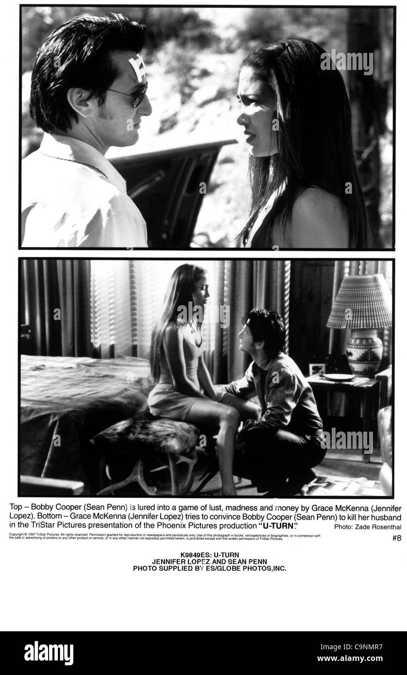 Il 1 gennaio, 2011 - K9849ES: U-Turn.Jennifer Lopez e SEAN PENN. Fornito da ES/(enti Immagine: © Globo foto/ZUMAPRESS.com) Foto Stock