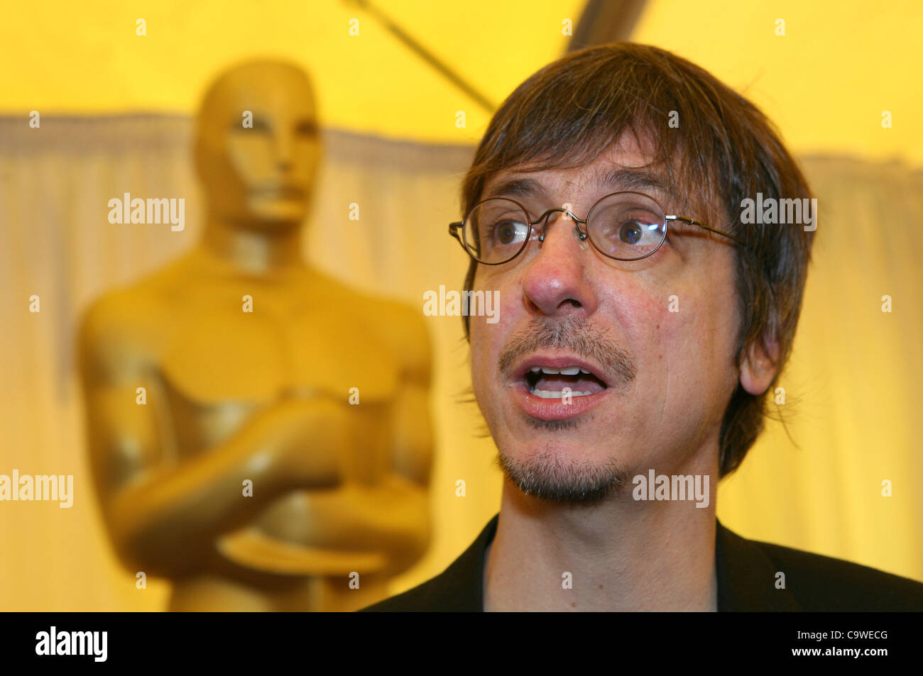 Febbraio 24, 2012 - Los Angeles, California, Stati Uniti - Direttore Philippe Falardeau assiste i film in lingua straniera Award Nominee conferenza stampa per la 84ma annuale di Academy Awards a Hollywood e Highland Centre su Venerdì, Febbraio 24, 2012 a Hollywood. Il Oscars si terrà Domenica. (Immagine di credito Foto Stock